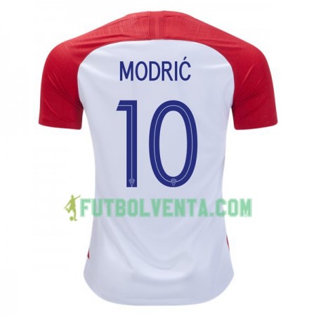 Camiseta de fútbol Croacia Luka Modric 10 1ª equipación Mundial 2018