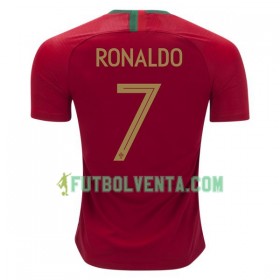 Camiseta de fútbol Portugal Cristiano Ronaldo 7 1ª equipación Mundial 2018