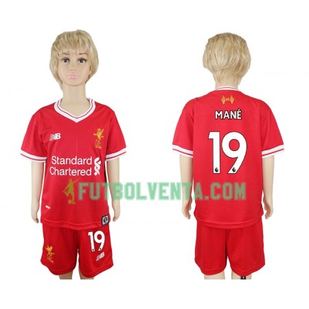 Camiseta de fútbol Liverpool Sadio Mane 19 Niño 1ª equipación 2018 Camiseta de fútbol Liverpool Sadio Mane 19 Niño 1ª equipación 2018
