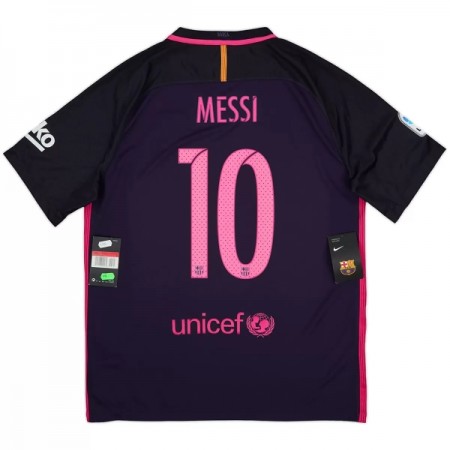 Camiseta de fútbol Barcelona Messi 10 2016-17 Retro 2ª equipación