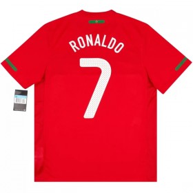 Camiseta de fútbol Portugal Ronaldo 7 2010 Retro 1ª equipación