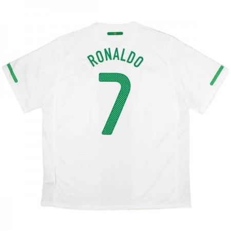 Camiseta de fútbol Portugal Ronaldo 7 2010 Retro 2ª equipación