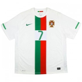 Camiseta de fútbol Portugal Ronaldo 7 2010 Retro 2ª equipación