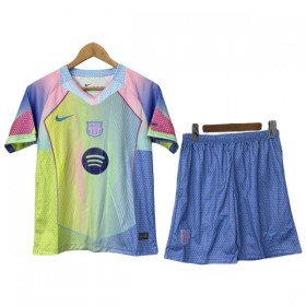 Camiseta de fútbol Barcelona Niño 2025-26 Amarilla