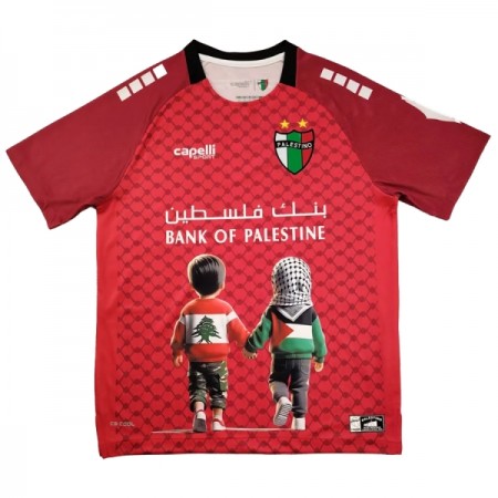 Camiseta de fútbol Club Deportivo Palestino 2025 Roja Camiseta de fútbol Club Deportivo Palestino 2025 Roja