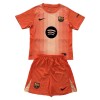 Camiseta de fútbol FC Barcelona Portero Niño 2025-26 Naranja