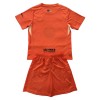 Camiseta de fútbol FC Barcelona Portero Niño 2025-26 Naranja