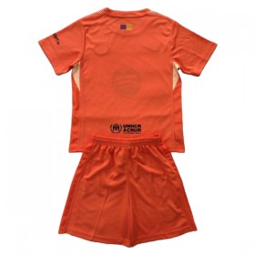 Camiseta de fútbol FC Barcelona Portero Niño 2025-26 Naranja