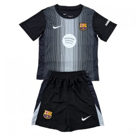 Camiseta de fútbol FC Barcelona Portero Niño 2025-26 Negra