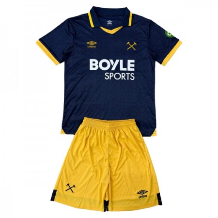 Camiseta de fútbol West Ham United Niño 3ª equipación 2025-26
