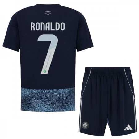 Camiseta de fútbol Al Nassr Ronaldo 7 Niño 2ª equipación 2025-26