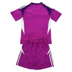 Camiseta de fútbol Leeds United Portero Niño 2025-26 Violeta