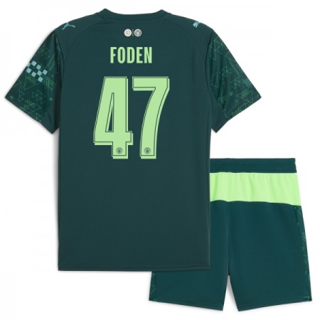Camiseta de fútbol Manchester City Foden 47 EA Sport Niño 4ª equipación 2025-26 Camiseta de fútbol Manchester City Foden 47 EA Sport Niño 4ª equipación 2025-26