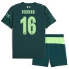 Camiseta de fútbol Manchester City Rodrigo 16 EA Sport Niño 4ª equipación 2025-26