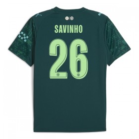 Camiseta de fútbol Manchester City Savinho 26 EA Sport 4ª equipación 2025-26