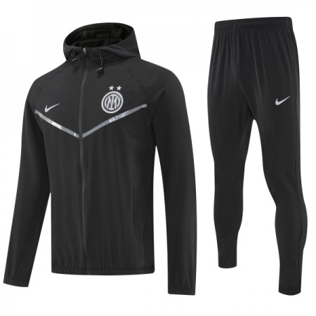 Inter Milan Chaqueta De Entrenamiento Con Capucha 2025-26 Negra Inter Milan Chaqueta De Entrenamiento Con Capucha 2025-26 Negra