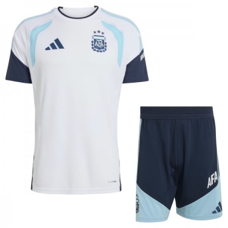 Argentina Niño Copa Mundial 2026 Camiseta De Entrenamiento Blanca Argentina Niño Copa Mundial 2026 Camiseta De Entrenamiento Blanca