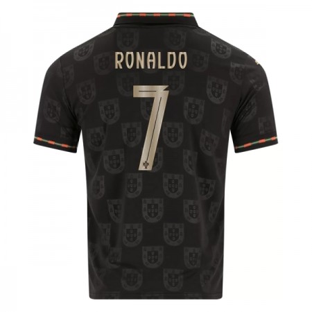 Camiseta de fútbol Portugal Black Panther Ronaldo 7 2025-26 Camiseta de fútbol Portugal Black Panther Ronaldo 7 2025-26