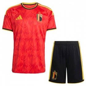 Camiseta de fútbol Bélgica Niño 1ª equipación Copa Mundial 2026