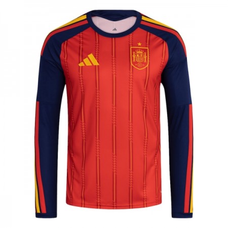 Camiseta de fútbol España 1ª equipación Copa Mundial 2026 Manga Larga Camiseta de fútbol España 1ª equipación Copa Mundial 2026 Manga Larga
