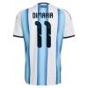 Camiseta de fútbol Argentina Di Maria 11 1ª equipación Copa Mundial 2026