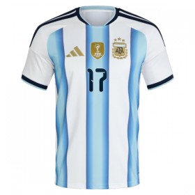 Camiseta de fútbol Argentina Garnacho 17 Niño 1ª equipación Copa Mundial 2026