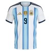 Camiseta de fútbol Argentina J. Alvarez 9 1ª equipación Copa Mundial 2026