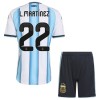 Camiseta de fútbol Argentina Lautaro Martinez 22 Niño 1ª equipación Copa Mundial 2026