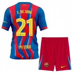 Camiseta de fútbol FC Barcelona Frenkie de Jong 21 Niño 4ª equipación 2025-26