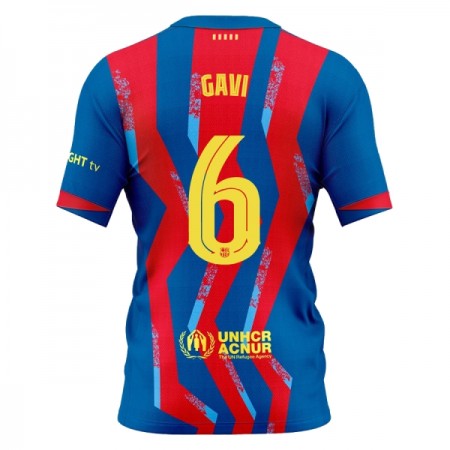 Camiseta de fútbol FC Barcelona Gavi 6 4ª equipación 2025-26 Camiseta de fútbol FC Barcelona Gavi 6 4ª equipación 2025-26