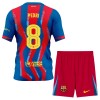 Camiseta de fútbol FC Barcelona Pedri 8 Niño 4ª equipación 2025-26