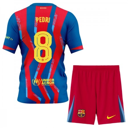 Camiseta de fútbol FC Barcelona Pedri 8 Niño 4ª equipación 2025-26