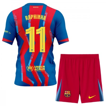 Camiseta de fútbol FC Barcelona Raphinha 11 Niño 4ª equipación 2025-26