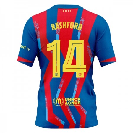 Camiseta de fútbol FC Barcelona Rashford 14 4ª equipación 2025-26