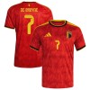Camiseta de fútbol Bélgica De Bruyne 7 1ª equipación Copa Mundial 2026