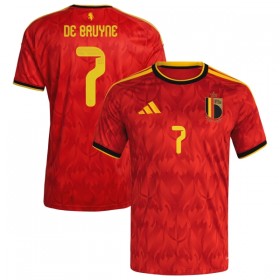 Camiseta de fútbol Bélgica De Bruyne 7 1ª equipación Copa Mundial 2026