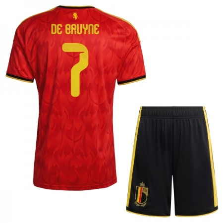 Camiseta de fútbol Bélgica De Bruyne 7 Niño 1ª equipación Copa Mundial 2026 Camiseta de fútbol Bélgica De Bruyne 7 Niño 1ª equipación Copa Mundial 2026