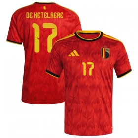 Camiseta de fútbol Bélgica De Ketelaere 17 1ª equipación Copa Mundial 2026