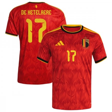 Camiseta de fútbol Bélgica De Ketelaere 17 1ª equipación Copa Mundial 2026