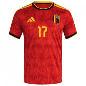 Camiseta de fútbol Bélgica De Ketelaere 17 1ª equipación Copa Mundial 2026