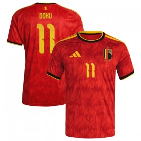 Camiseta de fútbol Bélgica Doku 11 1ª equipación Copa Mundial 2026