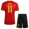 Camiseta de fútbol Bélgica Doku 11 Niño 1ª equipación Copa Mundial 2026