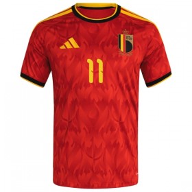Camiseta de fútbol Bélgica Doku 11 Niño 1ª equipación Copa Mundial 2026