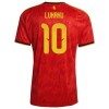 Camiseta de fútbol Bélgica Lukaku 10 1ª equipación Copa Mundial 2026