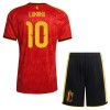 Camiseta de fútbol Bélgica Lukaku 10 Niño 1ª equipación Copa Mundial 2026 Camiseta de fútbol Bélgica Lukaku 10 Niño 1ª equipación Copa Mundial 2026