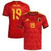 Camiseta de fútbol Bélgica Openda 19 1ª equipación Copa Mundial 2026 Camiseta de fútbol Bélgica Openda 19 1ª equipación Copa Mundial 2026