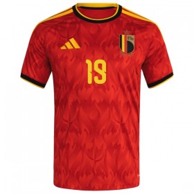 Camiseta de fútbol Bélgica Openda 19 1ª equipación Copa Mundial 2026