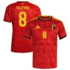 Camiseta de fútbol Bélgica Tielemans 8 1ª equipación Copa Mundial 2026
