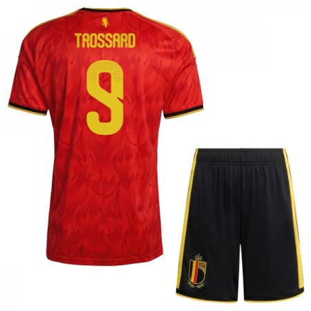 Camiseta de fútbol Bélgica Trossard 9 Niño 1ª equipación Copa Mundial 2026 Camiseta de fútbol Bélgica Trossard 9 Niño 1ª equipación Copa Mundial 2026
