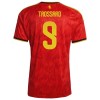 Camiseta de fútbol Bélgica Trossard 9 Niño 1ª equipación Copa Mundial 2026